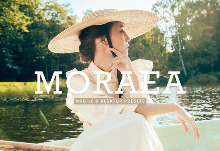 40 پریست لایت روم پرتره فضای باز و پریست کمرا راو و اکشن فتوشاپ تم روشن Moraea Lightroom Presets