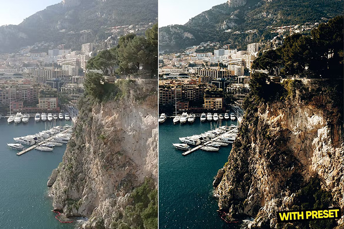 8 پریست لایت روم حرفه ای تم عکاسی طبیعت ARTA Monaco Presets for Lightroom