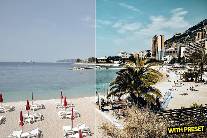 8 پریست لایت روم حرفه ای تم عکاسی طبیعت ARTA Monaco Presets for Lightroom