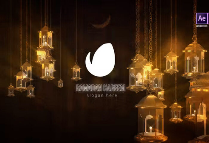 دانلود پروژه افتر افکت ماه رمضان 1401 با موریک Ramadan Logo Reveal