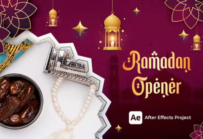 دانلود پروژه افتر افکت ماه رمضان رزولوشن 4K حرفه ای Ramadan Opener