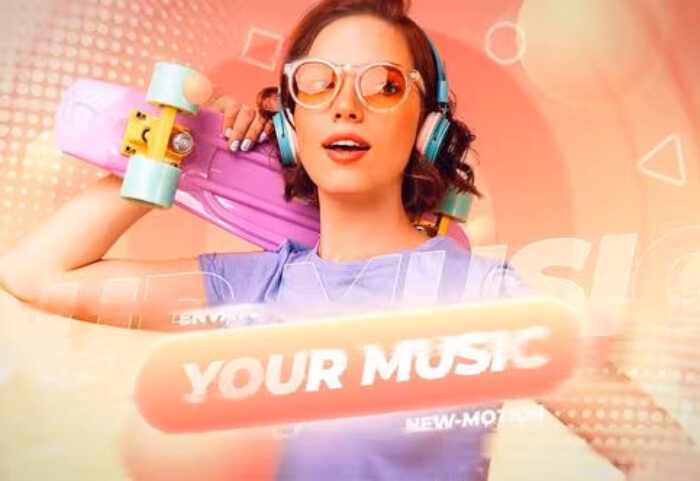 پروژه آماده افتر افکت 2022 با موزیک تم موزیک Music Opener