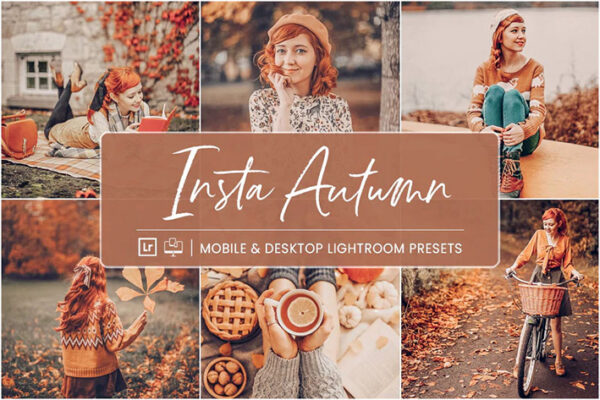 10 پریست لایت روم 2022 حرفه ای اینستاگرام عکس پاییز Insta Autumn Preset