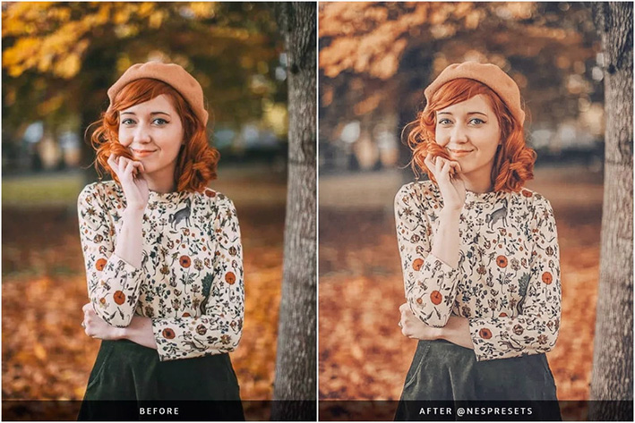 10 پریست لایت روم 2022 حرفه ای اینستاگرام عکس پاییز Insta Autumn Preset