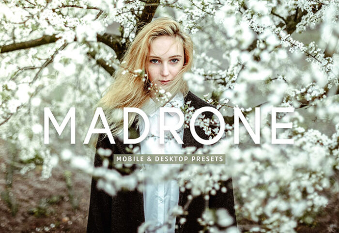 40 پریست لایت روم پرتره و پریست کمرا راو و اکشن فتوشاپ تم بهار Madrone Lightroom Presets