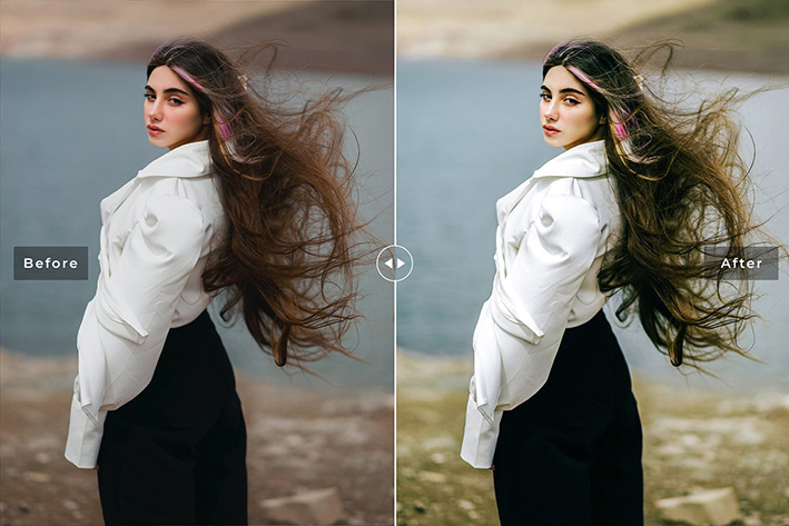 40 پریست لایت روم پرتره و پریست کمرا راو و اکشن فتوشاپ تم بهار Madrone Lightroom Presets