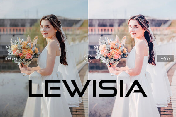 40 پریست لایت روم پرتره و پریست کمرا راو و اکشن فتوشاپ تم فضای باز Lewisia Lightroom Presets