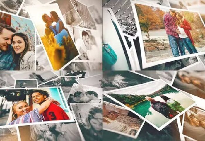 پروژه آماده اسلایدشو افتر افکت خاطرات عاشقانه 2022 با موزیک Romantic Memories Slideshow