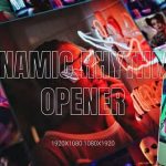 پروژه افتر افکت 2022 تیتراژ حرفه ای با موزیک Dynamic Rhythmic Opener