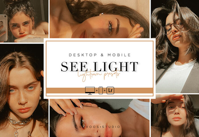 15 پریست لایت روم پرتره 1401 حرفه ای تم غرب طلایی WEST GOLD Lightroom Presets