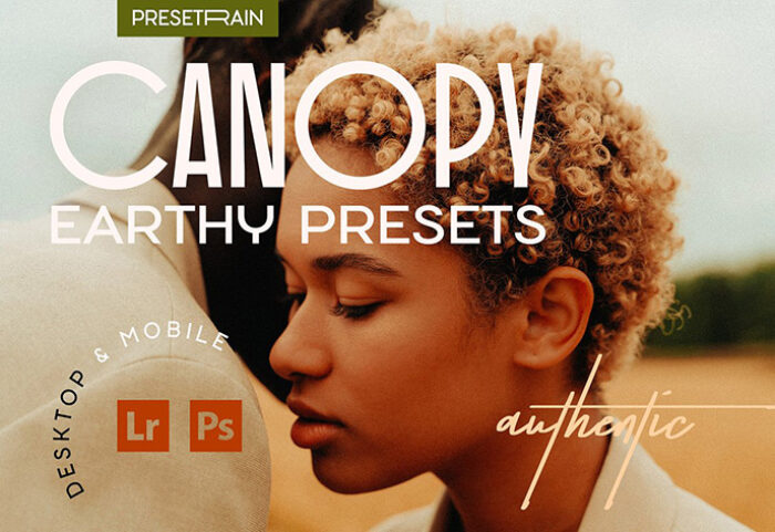 36 پریست لایت روم و پریست کمرا راو فتوشاپ تم سایه بان Canopy Earthy Lightroom Presets
