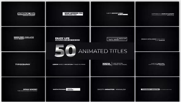 50 تایتل آماده افتر افکت 2022 فوق حرفه ای Animated Titles 50 تایتل آماده افتر افکت 2022 فوق حرفه ای Animated Titles