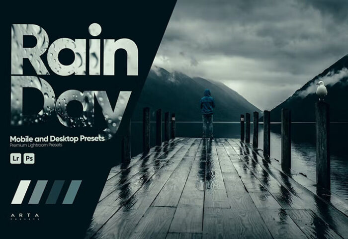 8 پریست لایت روم حرفه ای تم روز بارانی ARTA Rain Day Presets for Lightroom