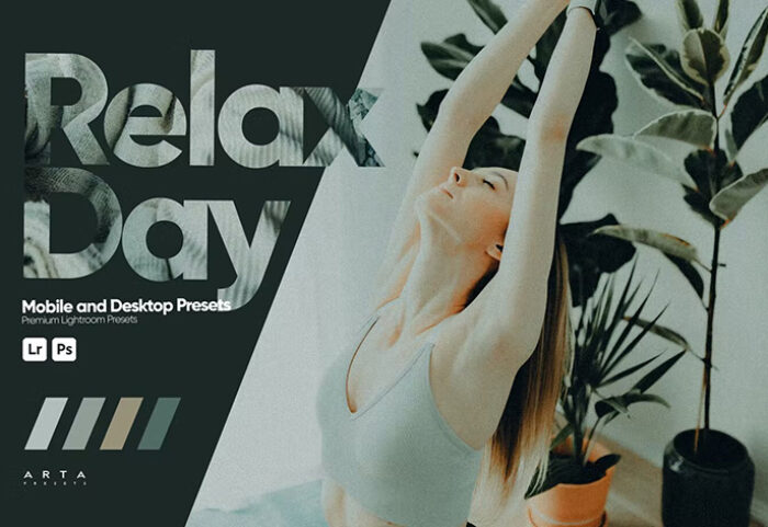 8 پریست لایت روم حرفه ای تم ریلکس ARTA Relax Day Presets for Lightroom