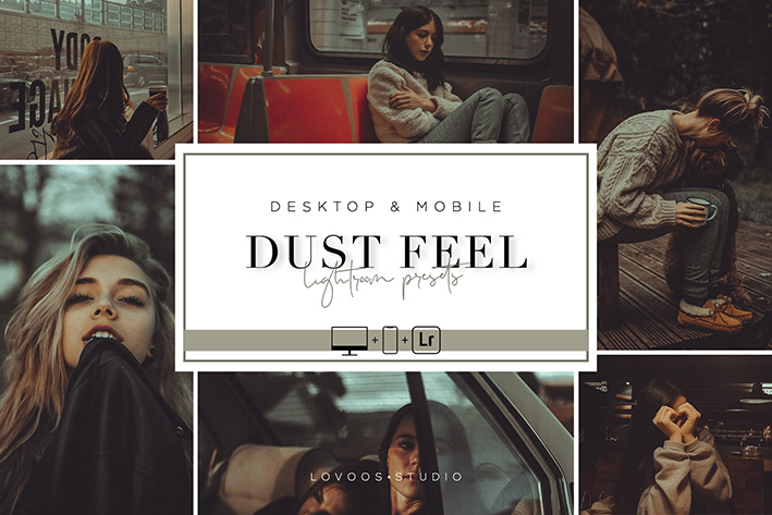9 پریست لایت روم پرتره 1401 حرفه ای تم تیره DUST FEEL Lightroom Presets 9 پریست لایت روم پرتره 1401 حرفه ای تم تیره DUST FEEL Lightroom Presets