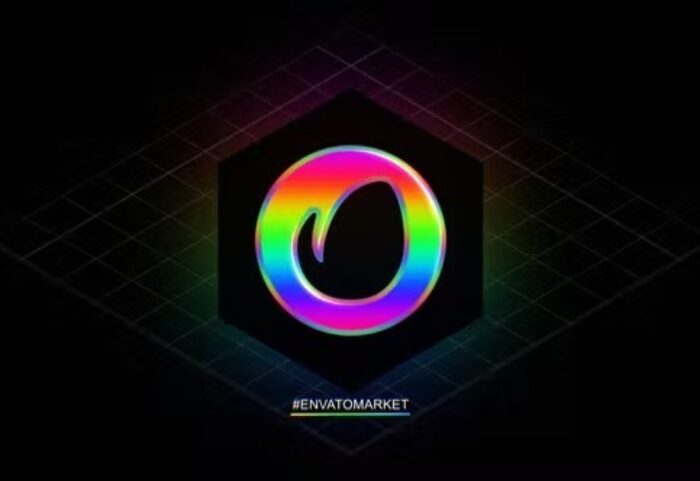 پروژه آماده افتر افکت لوگو با موزیک افکت مکعب ایزومتریک Isometric Cube Logo Opener
