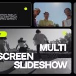پروژه آماده افتر افکت وله مولتی فریم رزولوشن 4K با موزیک Multi Frame Opener