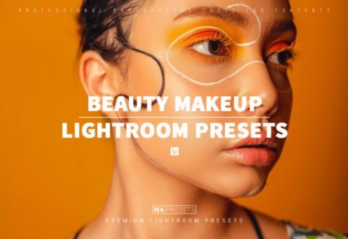 30 پریست لایت روم 2022 فوق حرفه ای تم آرایش BEAUTY MAKEUP Lightroom Presets
