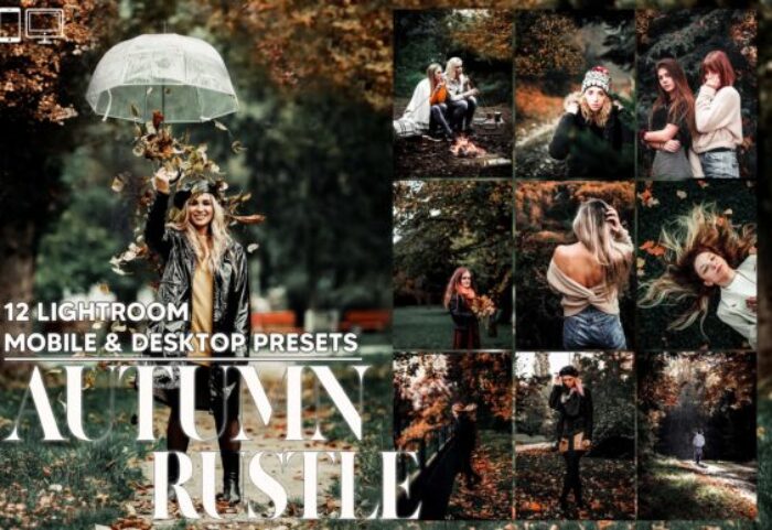36 پریست لایت روم 2022 فوق حرفه ای تم پاییز Autumn Rustle Lightroom Presets