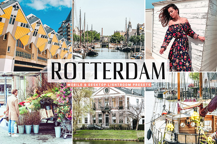 40 پریست لایت روم شهری و پریست کمرا راو و اکشن فتوشاپ Rotterdam Lightroom Presets 40 پریست لایت روم شهری و پریست کمرا راو و اکشن فتوشاپ Rotterdam Lightroom Presets