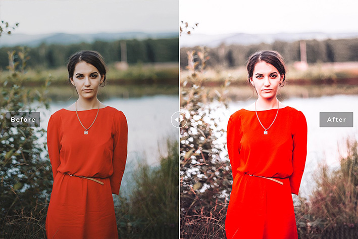 40 پریست لایت روم و پریست کمرا راو و اکشن فتوشاپ Lingonberry Lightroom Presets
