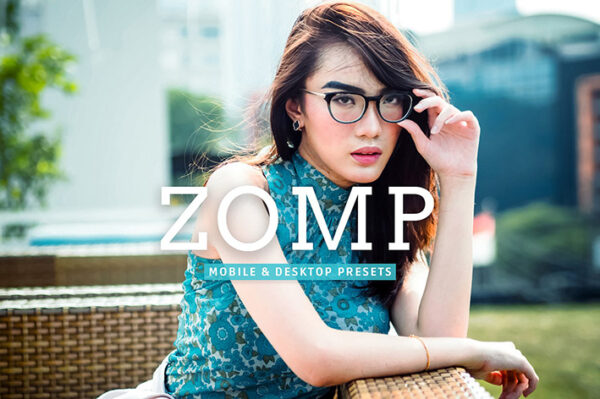 40 پریست لایت روم و پریست کمرا راو و اکشن فتوشاپ تم رنگی آبی Zomp Lightroom Presets