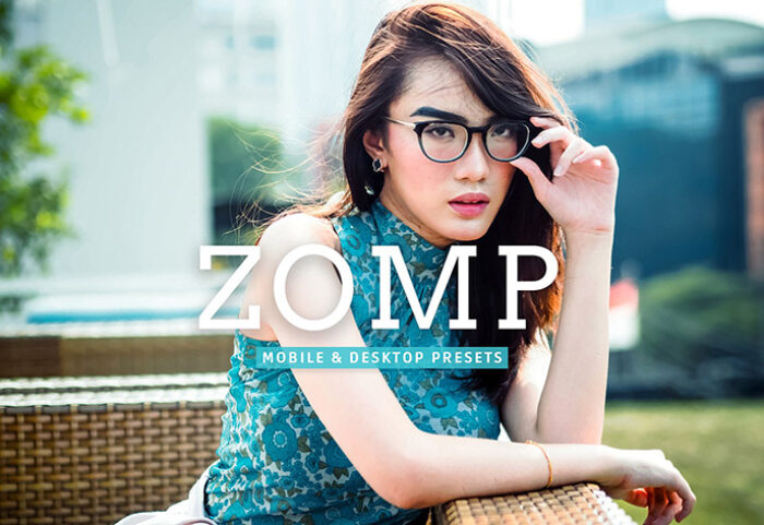 40 پریست لایت روم و پریست کمرا راو و اکشن فتوشاپ تم رنگی آبی Zomp Lightroom Presets