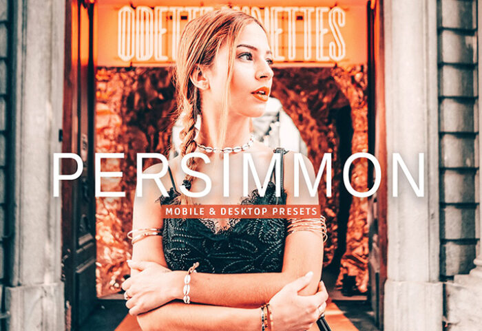 40 پریست لایت روم و پریست کمرا راو و اکشن فتوشاپ تم رنگی خرمالو Persimmon Lightroom Presets