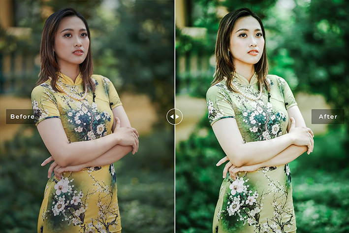 40 پریست لایت روم و پریست کمرا راو و اکشن فتوشاپ تم رنگی سبز Mindaro Lightroom Presets 40 پریست لایت روم و پریست کمرا راو و اکشن فتوشاپ تم رنگی سبز Mindaro Lightroom Presets