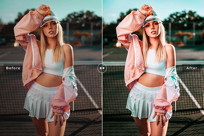 40 پریست لایت روم و پریست کمرا راو و اکشن فتوشاپ تم پاپ استار Popstar Lightroom Presets