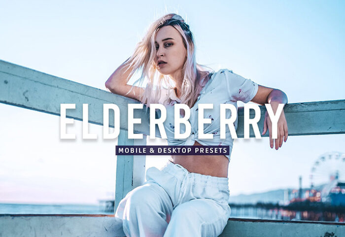 40 پریست لایت روم و پریست کمرا راو و اکشن فتوشاپ تم پرتره فشن Elderberry Lightroom Presets
