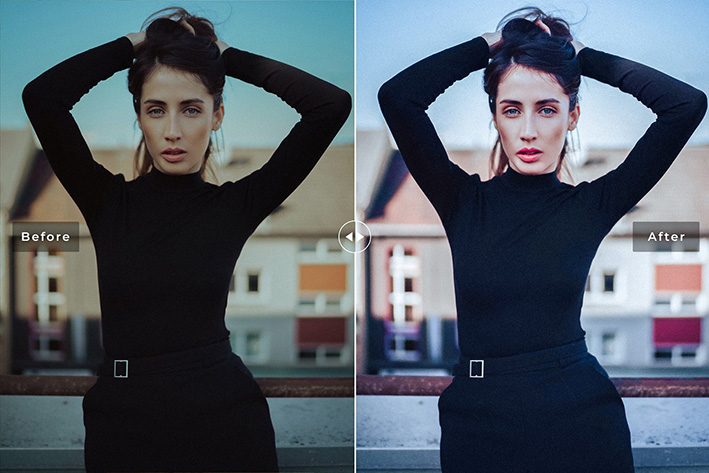 40 پریست لایت روم و پریست کمرا راو و اکشن فتوشاپ تم پرتره فشن Elderberry Lightroom Presets