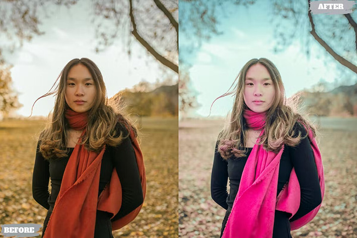 14 پریست لایت روم 2022 حرفه ای تم رنگی روشن Light Bright Lightroom Presets 14 پریست لایت روم 2022 حرفه ای تم رنگی روشن Light Bright Lightroom Presets