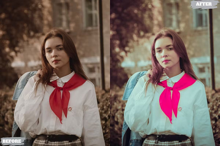 14 پریست لایت روم 2022 حرفه ای تم رنگی روشن Light Bright Lightroom Presets