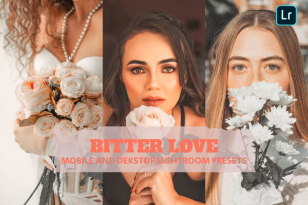 14 پریست لایت روم 2022 حرفه ای تم عشق Bitter Love Lightroom Presets