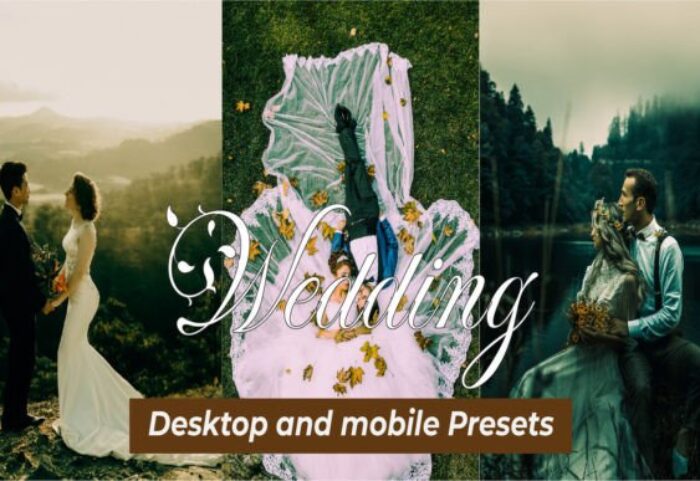 16 پریست لایت روم 2022 فوق حرفه ای تم عکس عروسی Wedding Lightroom Presets