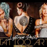 20 پریست لایت روم 2022 فوق حرفه ای تم هنر تتو Tattoo Art Lightroom preset