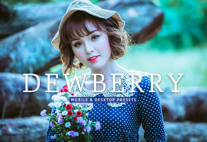 40 پریست لایت روم و پریست کمرا راو و اکشن فتوشاپ Dewberry Lightroom Presets