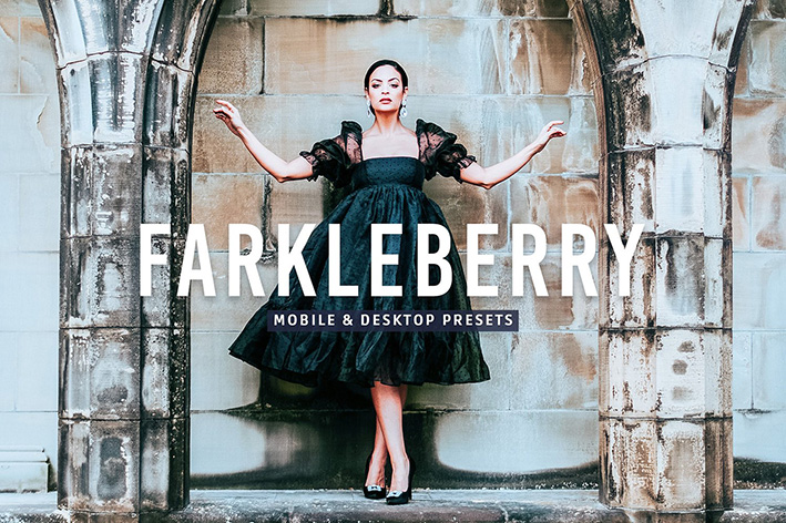 40 پریست لایت روم و پریست کمرا راو و اکشن فتوشاپ تم سینماتیک آبی Farkleberry Lightroom Presets 40 پریست لایت روم و پریست کمرا راو و اکشن فتوشاپ تم سینماتیک آبی Farkleberry Lightroom Presets