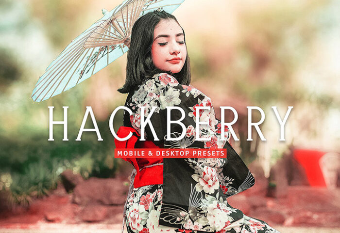 40 پریست لایت روم و پریست کمرا راو و اکشن فتوشاپ تم فضای باز Hackberry Lightroom Presets