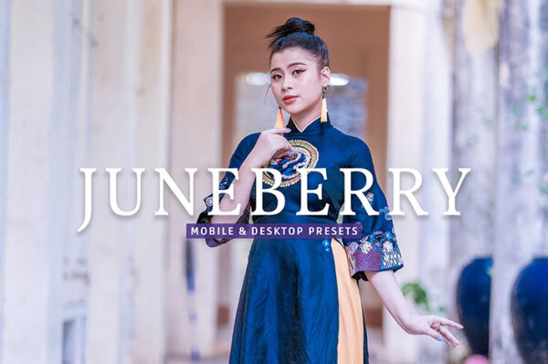 40 پریست لایت روم و پریست کمرا راو و اکشن فتوشاپ تم لایف استایل Juneberry Lightroom Presets