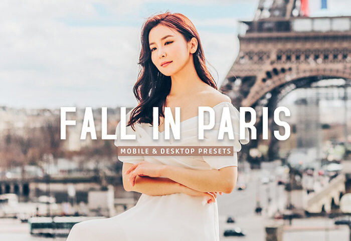 40 پریست لایت روم و پریست کمرا راو و اکشن فتوشاپ تم پاییز در پاریس Fall in Paris Lightroom Presets