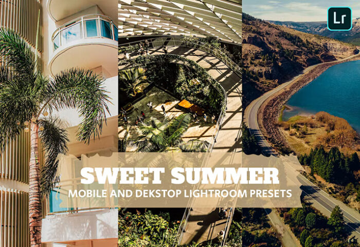14 پریست لایت روم 2022 حرفه ای تم تابستان شیرین Sweet Summer Lightroom Presets