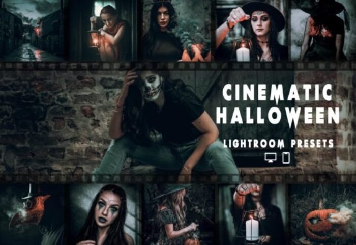 20 پریست لایت روم 2022 حرفه ای سینمایی جشن هالووین Cinematic Halloween Lightroom Presets