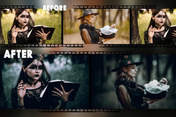 20 پریست لایت روم 2022 حرفه ای سینمایی جشن هالووین Cinematic Halloween Lightroom Presets