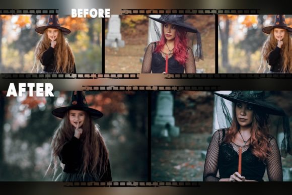 20 پریست لایت روم 2022 حرفه ای سینمایی جشن هالووین Cinematic Halloween Lightroom Presets
