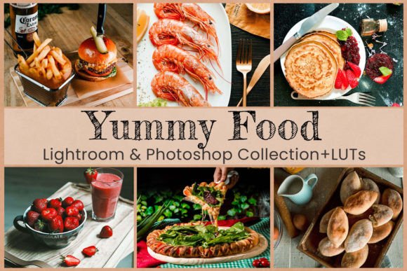 32 پریست لایت روم و اکشن فتوشاپ و لات رنگی عکس غذا Yummy Food Lightroom Presets 32 پریست لایت روم و اکشن فتوشاپ و لات رنگی عکس غذا Yummy Food Lightroom Presets