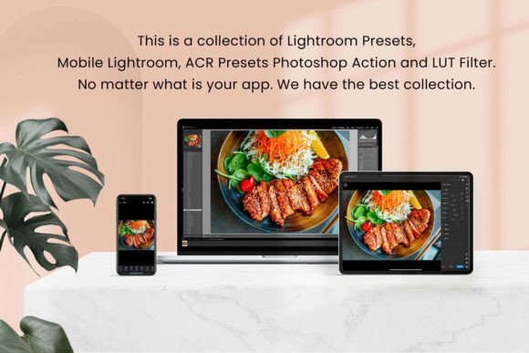 32 پریست لایت روم و اکشن فتوشاپ و لات رنگی عکس غذا Yummy Food Lightroom Presets