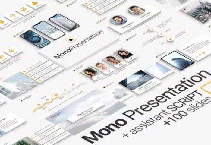 پروژه افتر افکت معرفی شرکت رزولوشن 4K و اینفوگرافیک Corporate Presentation