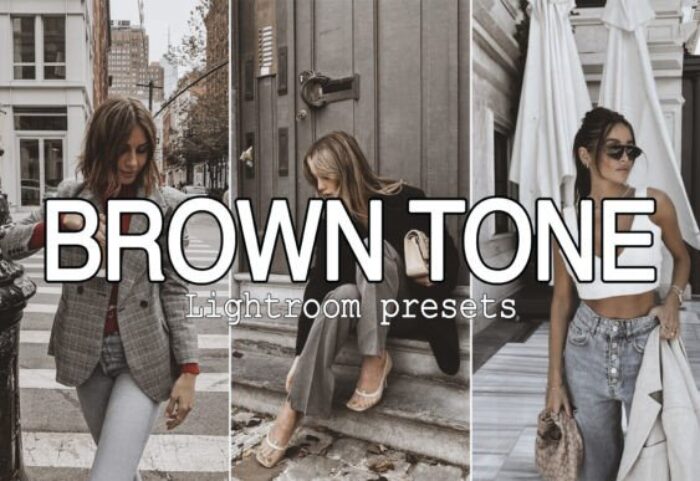 24 پریست لایت روم فوق حرفه ای تم قهوه ای Brown Tone Lightroom Presets